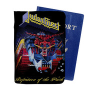 Onyourcases Judas Priest Defenders Of The Faith Custom Passport Wallet Case With Credit Card Holder Awesome Personalized PU Leather Top Travel Trip Vacation Baggage Cover