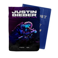 Onyourcases Justin Bieber Justice World Tour 2022 Custom Passport Wallet Case With Credit Card Holder Awesome Personalized PU Leather Top Travel Trip Vacation Baggage Cover