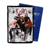 Onyourcases Korn Band Custom Passport Wallet Case With Credit Card Holder Awesome Personalized PU Leather Top Travel Trip Vacation Baggage Cover