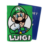 Onyourcases Luigi Super Mario Bros Nintendo Custom Passport Wallet Case With Credit Card Holder Awesome Personalized PU Leather Top Travel Trip Vacation Baggage Cover