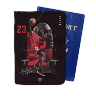 Onyourcases Michael Jordan Chicago Bulls Custom Passport Wallet Case With Credit Card Holder Awesome Personalized PU Leather Top Travel Trip Vacation Baggage Cover