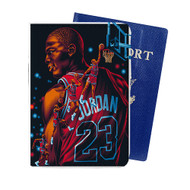 Onyourcases Michael Jordan Tribute Custom Passport Wallet Case With Credit Card Holder Awesome Personalized PU Leather Top Travel Trip Vacation Baggage Cover