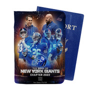 Onyourcases New York Giants NFL 2022 Custom Passport Wallet Case With Credit Card Holder Awesome Personalized PU Leather Top Travel Trip Vacation Baggage Cover