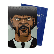 Onyourcases Samuel L Jackson Pulp Fiction Custom Passport Wallet Case With Credit Card Holder Awesome Personalized PU Leather Top Travel Trip Vacation Baggage Cover