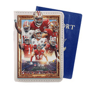 Onyourcases San Francisco 49ers NFL 2022 Custom Passport Wallet Case With Credit Card Holder Awesome Personalized PU Leather Top Travel Trip Vacation Baggage Cover