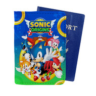 Onyourcases Sonic Origins Custom Passport Wallet Case With Credit Card Holder Awesome Personalized PU Leather Top Travel Trip Vacation Baggage Cover