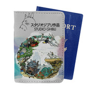 Onyourcases Studio Ghibli Poster Custom Passport Wallet Case With Credit Card Holder Awesome Personalized PU Leather Top Travel Trip Vacation Baggage Cover