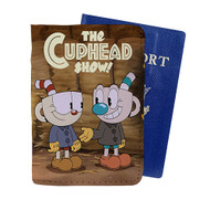 Onyourcases The Cuphead Show Cartoon Custom Passport Wallet Case With Credit Card Holder Awesome Personalized PU Leather Top Travel Trip Vacation Baggage Cover