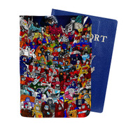 Onyourcases Transformers G1 Autobots Collage Custom Passport Wallet Case With Credit Card Holder Awesome Personalized PU Leather Top Travel Trip Vacation Baggage Cover