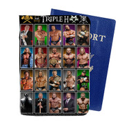 Onyourcases Triple H Collage Custom Passport Wallet Case With Credit Card Holder Awesome Personalized PU Leather Top Travel Trip Vacation Baggage Cover