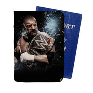 Onyourcases Triple H WWE Custom Passport Wallet Case With Credit Card Holder Awesome Personalized PU Leather Top Travel Trip Vacation Baggage Cover