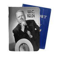 Onyourcases W C Fields Custom Passport Wallet Case With Credit Card Holder Awesome Personalized PU Leather Top Travel Trip Vacation Baggage Cover