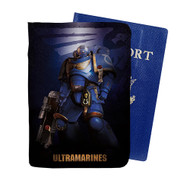 Onyourcases Warhammer 40 K Ultramarines Custom Passport Wallet Case With Credit Card Holder Awesome Personalized PU Leather Top Travel Trip Vacation Baggage Cover