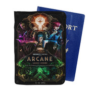 Onyourcases Arcane League of Legends Movie Custom Passport Wallet Case With Credit Card Holder Awesome Personalized PU Leather Travel Trip Top Vacation Baggage Cover
