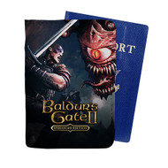 Onyourcases Baldur s Gate II Enhanced Edition Custom Passport Wallet Case With Credit Card Holder Awesome Personalized PU Leather Travel Trip Top Vacation Baggage Cover