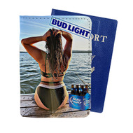 Onyourcases Bud Light Beer Poster Girl Custom Passport Wallet Case With Credit Card Holder Awesome Personalized PU Leather Travel Trip Top Vacation Baggage Cover