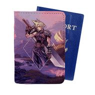Onyourcases Cloud Strife Final Fantasy VII Remake Custom Passport Wallet Case With Credit Card Holder Awesome Personalized PU Leather Travel Trip Top Vacation Baggage Cover