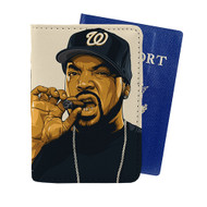 Onyourcases Ice Cube Smoke Custom Passport Wallet Case With Credit Card Holder Awesome Personalized PU Leather Travel Trip Top Vacation Baggage Cover