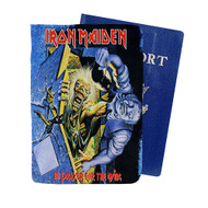 Onyourcases Iron Maiden No Prayer for the Dying 1990 Custom Passport Wallet Case With Credit Card Holder Awesome Personalized PU Leather Travel Trip Top Vacation Baggage Cover