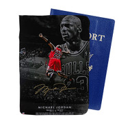 Onyourcases Michael Jordan Signed Custom Passport Wallet Case With Credit Card Holder Awesome Personalized PU Leather Travel Trip Top Vacation Baggage Cover