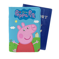 Onyourcases My Friend Peppa Pig Custom Passport Wallet Case With Credit Card Holder Awesome Personalized PU Leather Travel Trip Top Vacation Baggage Cover