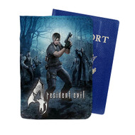 Onyourcases Resident Evil 4 Custom Passport Wallet Case With Credit Card Holder Awesome Personalized PU Leather Travel Trip Top Vacation Baggage Cover