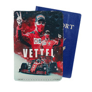 Onyourcases Sebastian Vettel F1 Ferrari Custom Passport Wallet Case With Credit Card Holder Awesome Personalized PU Leather Travel Trip Top Vacation Baggage Cover