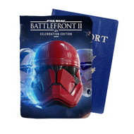 Onyourcases STAR WARS Battlefront II Celebration Edition Custom Passport Wallet Case With Credit Card Holder Awesome Personalized PU Leather Travel Trip Top Vacation Baggage Cover