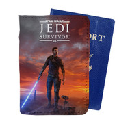 Onyourcases Star Wars Jedi Survivor Custom Passport Wallet Case With Credit Card Holder Awesome Personalized PU Leather Travel Trip Top Vacation Baggage Cover