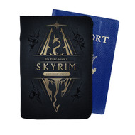 Onyourcases The Elder Scrolls V Skyrim Anniversary Edition Custom Passport Wallet Case With Credit Card Holder Awesome Personalized PU Leather Travel Trip Top Vacation Baggage Cover