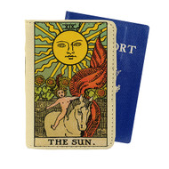 Onyourcases The Sun Tarot Card Custom Passport Wallet Case With Credit Card Holder Awesome Personalized PU Leather Travel Trip Top Vacation Baggage Cover