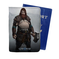 Onyourcases Thor God Of War Ragnarok Custom Passport Wallet Case With Credit Card Holder Awesome Personalized PU Leather Travel Trip Top Vacation Baggage Cover