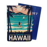 Onyourcases Visit Hawaii Custom Passport Wallet Case With Credit Card Holder Awesome Personalized PU Leather Travel Trip Top Vacation Baggage Cover