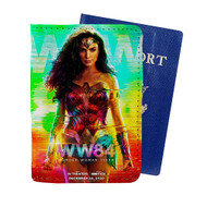 Onyourcases Wonder Woman WW84 Custom Passport Wallet Case With Credit Card Holder Awesome Personalized PU Leather Travel Trip Top Vacation Baggage Cover