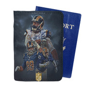 Onyourcases Aaron Donald LA Rams Custom Passport Wallet Case With Credit Card Holder Awesome Personalized PU Leather Travel Trip Vacation Top Baggage Cover