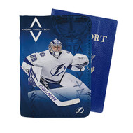 Onyourcases Andrei Vasilevskiy Tampa Bay Lightning Custom Passport Wallet Case With Credit Card Holder Awesome Personalized PU Leather Travel Trip Vacation Top Baggage Cover