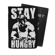 Onyourcases Arnold Schwarzenegger Stay Hungry Custom Passport Wallet Case With Credit Card Holder Awesome Personalized PU Leather Travel Trip Vacation Top Baggage Cover