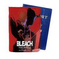 Onyourcases Bleach Thousand Year Blood War Anime Custom Passport Wallet Case With Credit Card Holder Awesome Personalized PU Leather Travel Trip Vacation Top Baggage Cover
