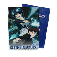 Onyourcases Blue Exorcist Custom Passport Wallet Case With Credit Card Holder Awesome Personalized PU Leather Travel Trip Vacation Top Baggage Cover