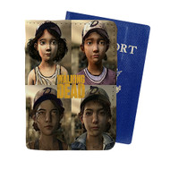 Onyourcases Clementine The Walking Dead Custom Passport Wallet Case With Credit Card Holder Awesome Personalized PU Leather Travel Trip Vacation Top Baggage Cover