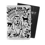 Onyourcases Dorkus Sun Dingus Moon Doofus Rising Custom Passport Wallet Case With Credit Card Holder Awesome Personalized PU Leather Travel Trip Vacation Top Baggage Cover