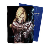 Onyourcases Edward Elric Fullmetal Alchemist Custom Passport Wallet Case With Credit Card Holder Awesome Personalized PU Leather Travel Trip Vacation Top Baggage Cover