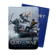 Onyourcases God of War Ragnarok Game Custom Passport Wallet Case With Credit Card Holder Awesome Personalized PU Leather Travel Trip Vacation Top Baggage Cover