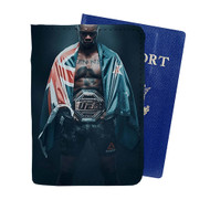 Onyourcases Israel Adesanya UFC Custom Passport Wallet Case With Credit Card Holder Awesome Personalized PU Leather Travel Trip Vacation Top Baggage Cover