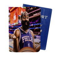 Onyourcases James Harden Philadelphia 76ers Custom Passport Wallet Case With Credit Card Holder Awesome Personalized PU Leather Travel Trip Vacation Top Baggage Cover