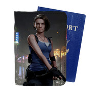Onyourcases Jill Valentine Resident Evil Custom Passport Wallet Case With Credit Card Holder Awesome Personalized PU Leather Travel Trip Vacation Top Baggage Cover