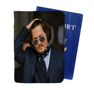 Onyourcases Johnny Depp Custom Passport Wallet Case With Credit Card Holder Awesome Personalized PU Leather Travel Trip Vacation Top Baggage Cover
