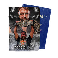 Onyourcases Jon Moxley AEW Custom Passport Wallet Case With Credit Card Holder Awesome Personalized PU Leather Travel Trip Vacation Top Baggage Cover