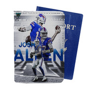 Onyourcases Josh Allen Buffalo Bills Custom Passport Wallet Case With Credit Card Holder Awesome Personalized PU Leather Travel Trip Vacation Top Baggage Cover