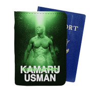 Onyourcases Kamaru Usman UFC Custom Passport Wallet Case With Credit Card Holder Awesome Personalized PU Leather Travel Trip Vacation Top Baggage Cover